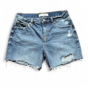 KanCan Light Blue Distressed Jean Shorts